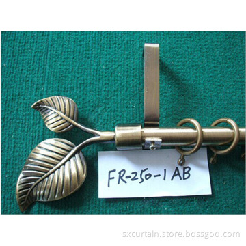 Leaf Shape Iron Art Curtain Rod Decorative Rod